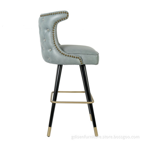 Bar Furniture Unique Leather High Counter Bar Stools